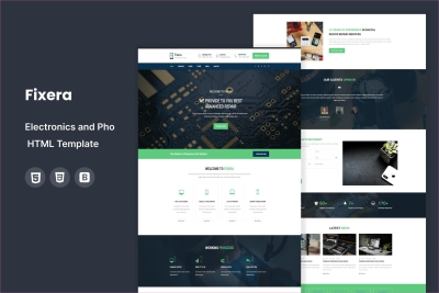 Fixera - Electronics & PhonRepair HTML Template