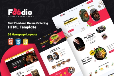 Foodio - Fast Food & Restaurant HTML Template