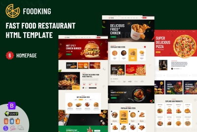 Foodking - Fast Food Restaurant HTML Template