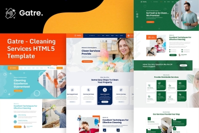 Gatre - Cleaning Services HTML5 Template