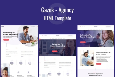Gazek - Agency Portfolio HTML Template