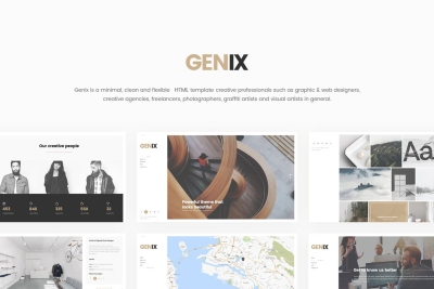 Genix - Creative Portfolio HTML5 Template