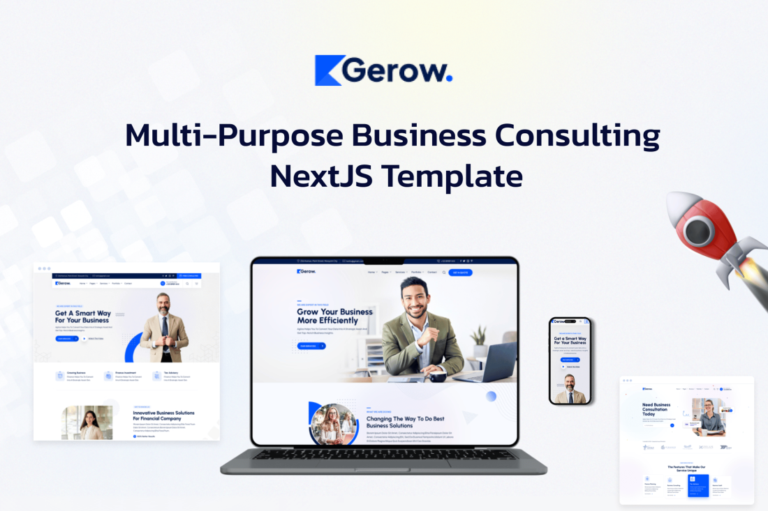 Gerow - Business Consulting NextJS Template