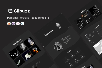 Glibuzz - Personal Portfolio React Template