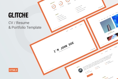 Glitche - CV Resume Template