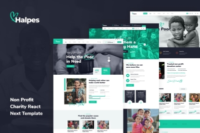 Halpes - Non Profit Charity React Next Template