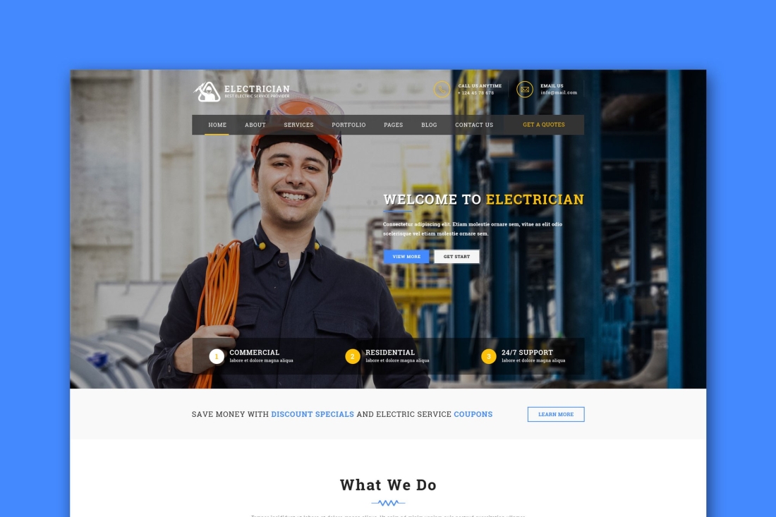 Handyman - Responsive HTML Template | Business