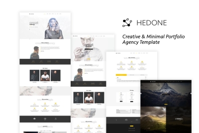 Hedone - Creative & Clean Portfolio / Agency Templ