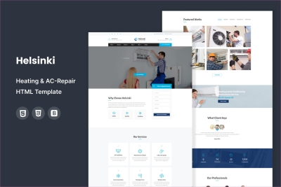 Helsinki : Heating & AC-Repair HTML Template