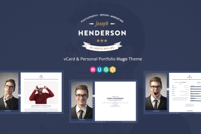 Henderson - vCard & Personal Portfolio Hugo Theme