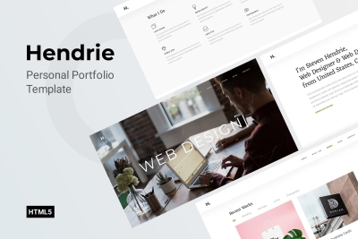 Hendrie - Personal Portfolio Template