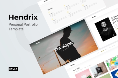 Hendrix - Personal Portfolio Template