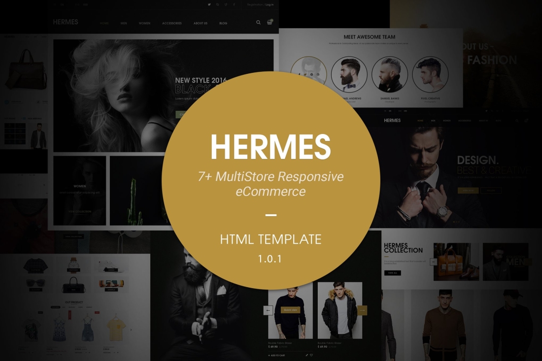Hermes | Multi Store Responsive HTML Template