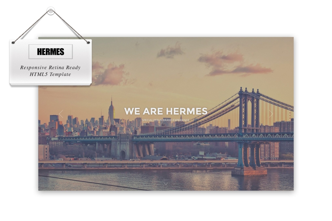 Hermes - Responsive Retina Ready HTML5 Template