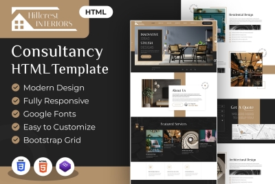 Hillcrest | Interior Design HTML Template