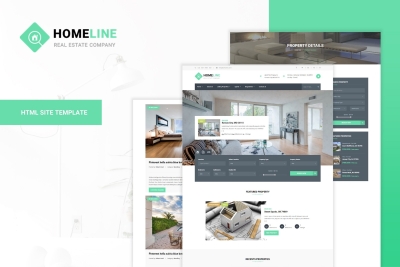 Homeline - Modern Unique Real Estate Template
