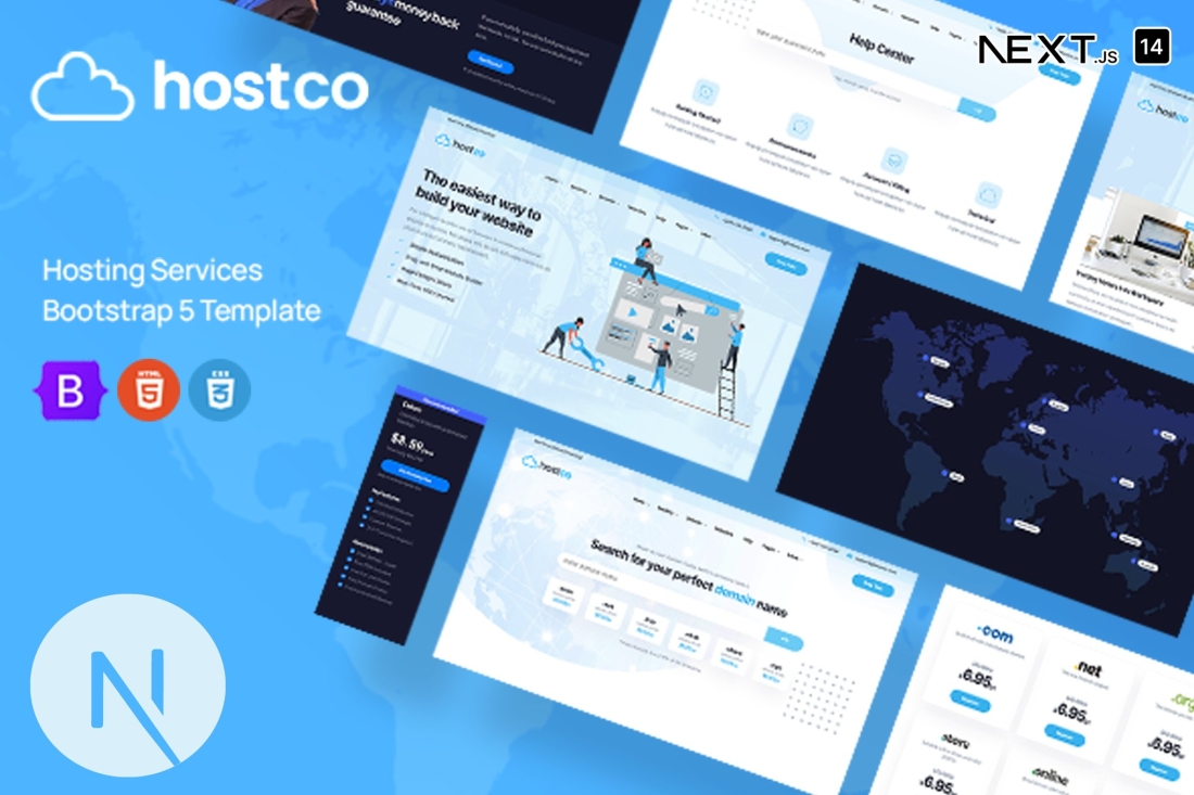 Hostco - Premium Web Hosting NextJs Template