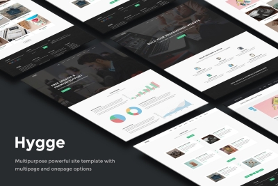 Hygge - Multipurpose Single/Multi Page Template