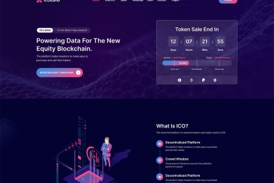 ICOLand | ICO landing page VueJS Template