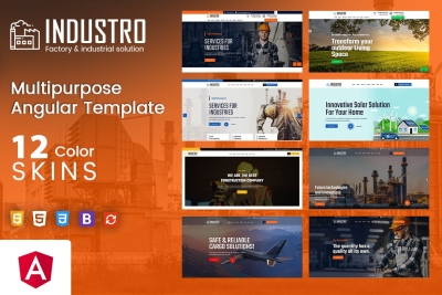 Industro - Factory & Industrial Angular Template