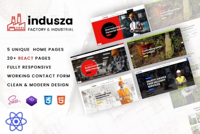 Indusza- Industrial & Factory React Template
