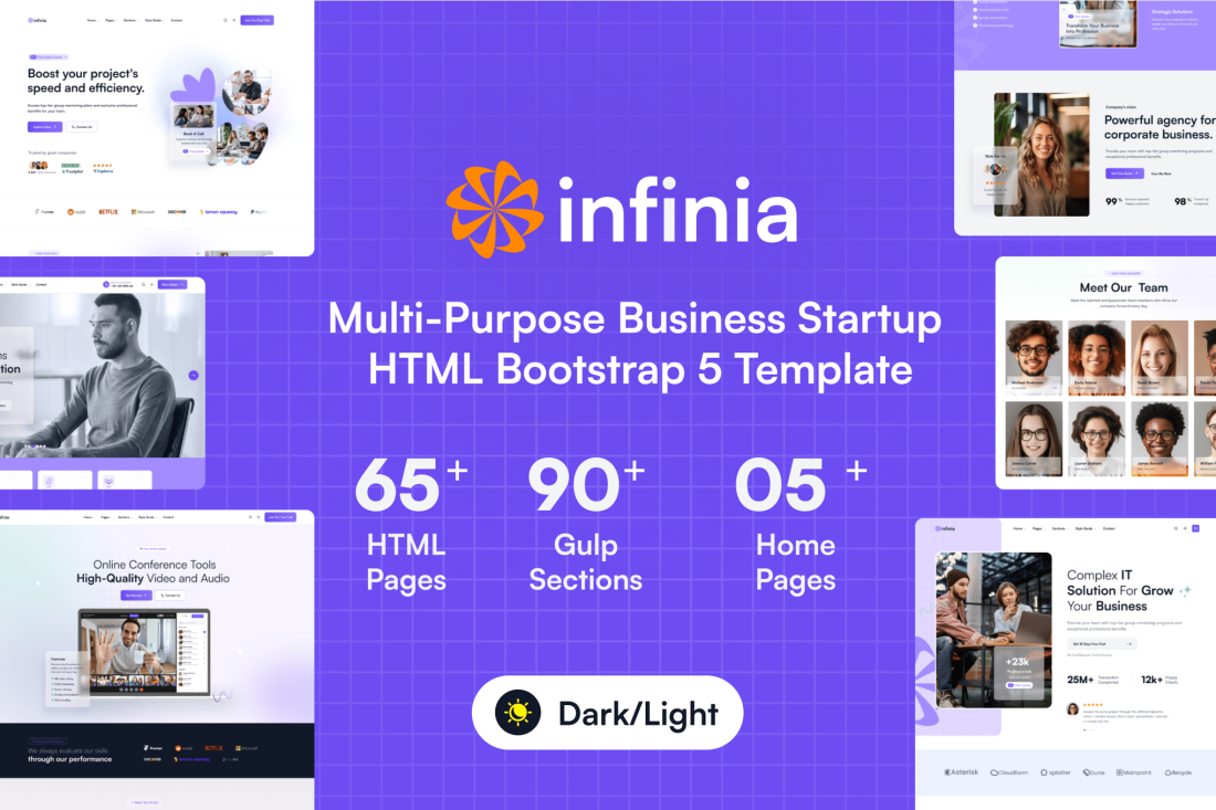 Infinia - Business Startup HTML Template
