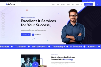 Infotek - IT Service & Technology React NextJS Tem