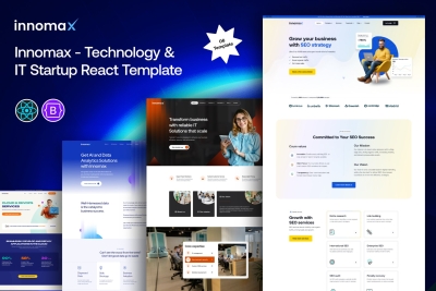 Innomax - Technology & IT Startup React Template