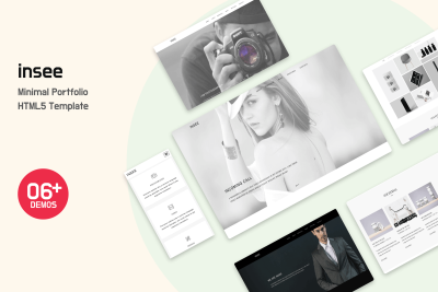 Insee - Minimal Portfolio HTML  Template