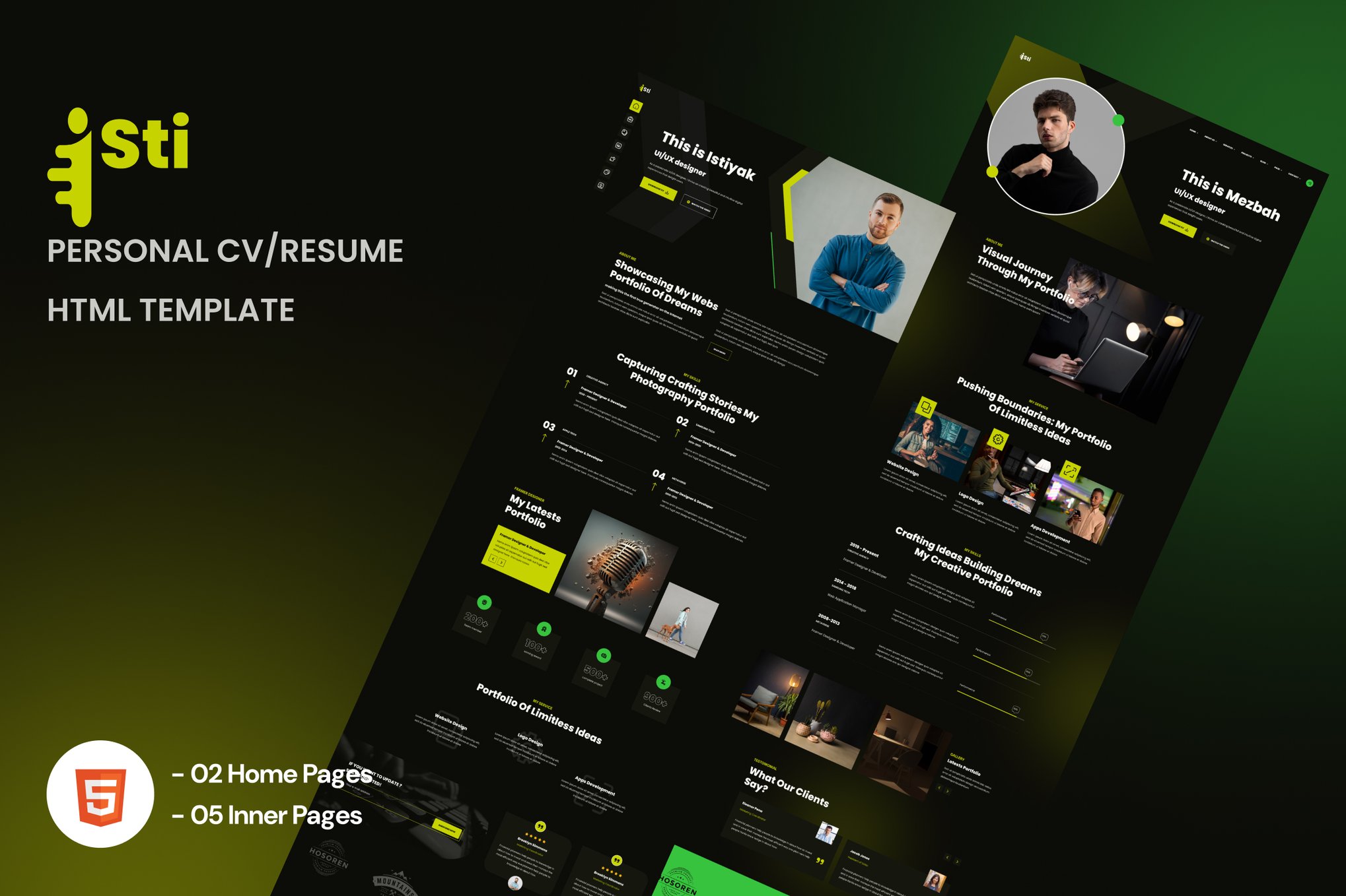 Isti – Creative Portfolio HTML Template