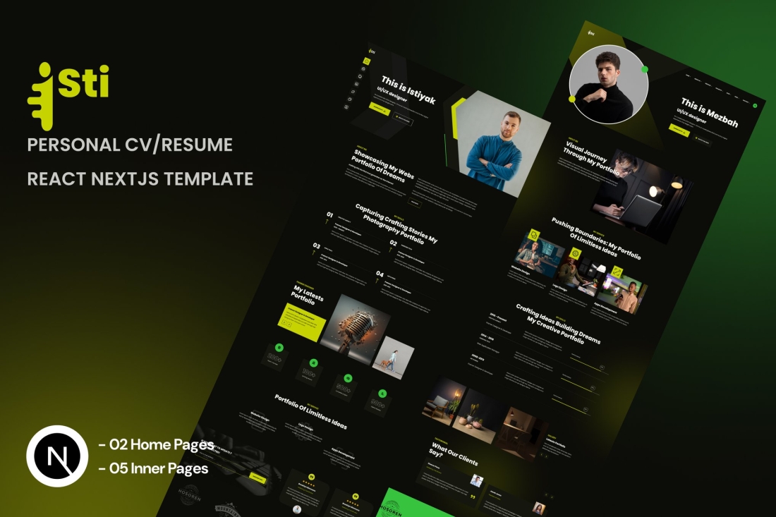 Isti - Creative Portfolio React NextJS Template