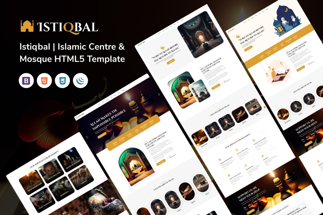 Istiqbal | Islamic Centre & Mosque HTML5 Template