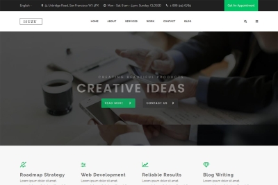 Isuzu - Creative HTML Template