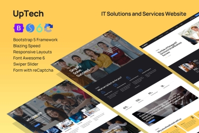 IT Solutions and Services Web Template —  UpTech