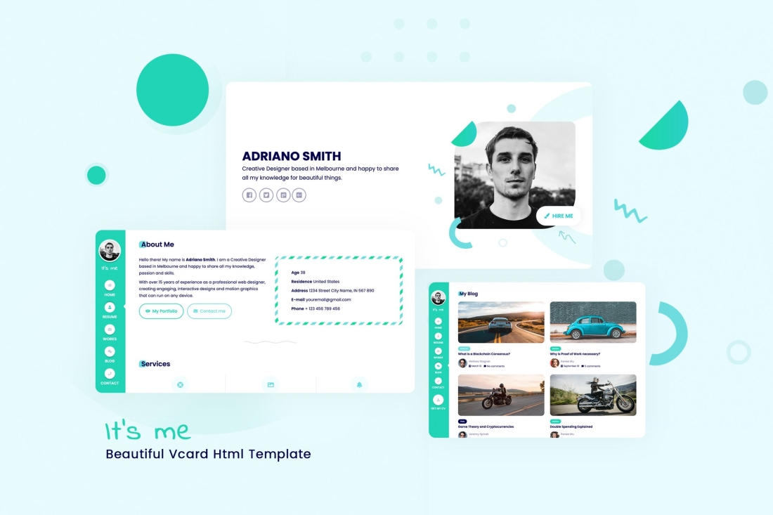 It's me - Premium Resume Html Template