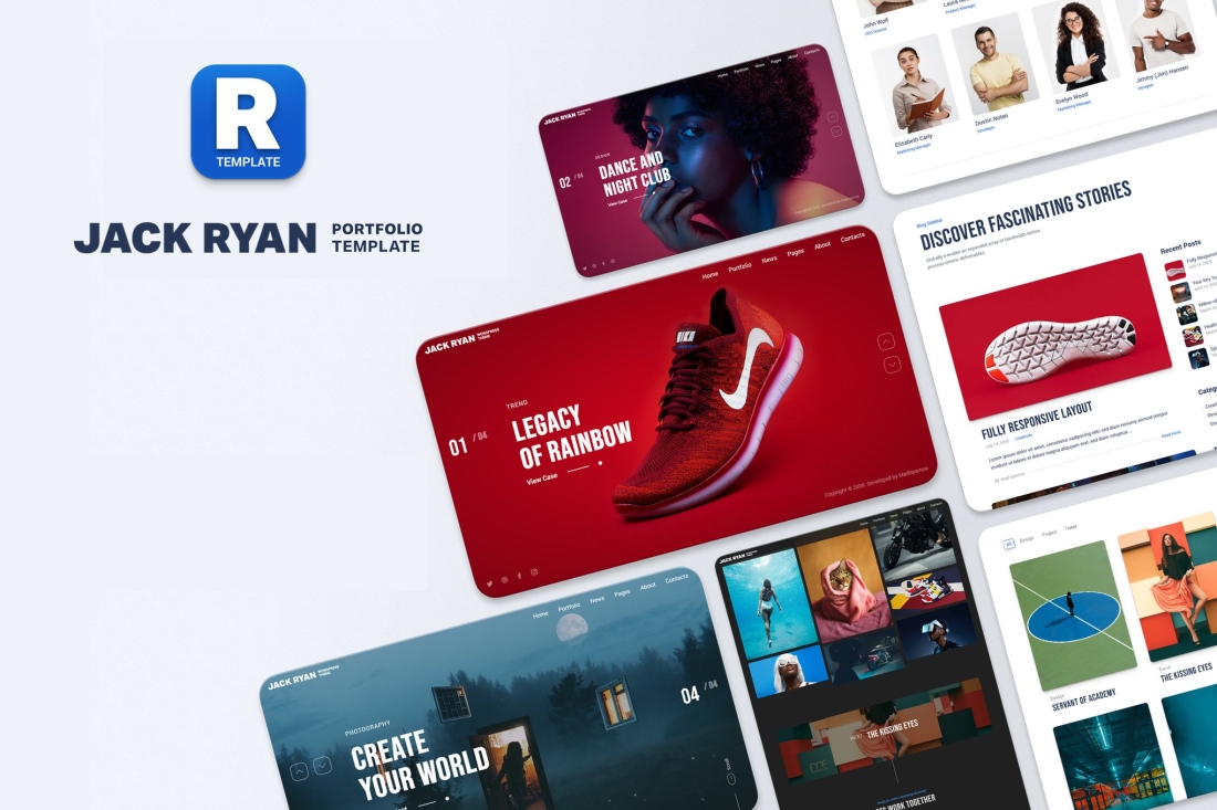 Jack Ryan - Creative Portfolio Template