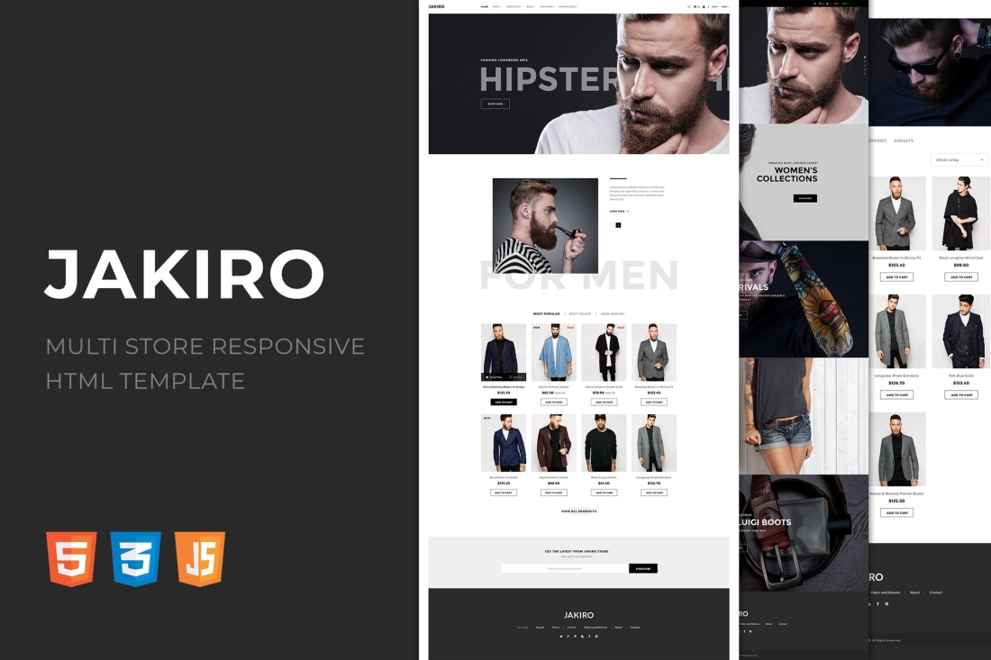 Jakiro | Multi Store Responsive HTML Template