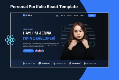 Jenna – Personal Portfolio Template