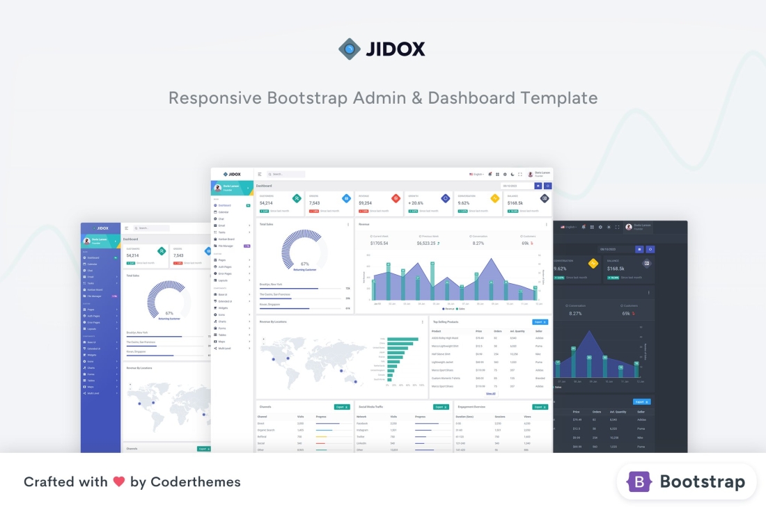 Jidox - Material Design Bootstrap UI Template