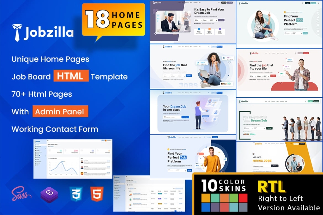 Job Board HTML Template