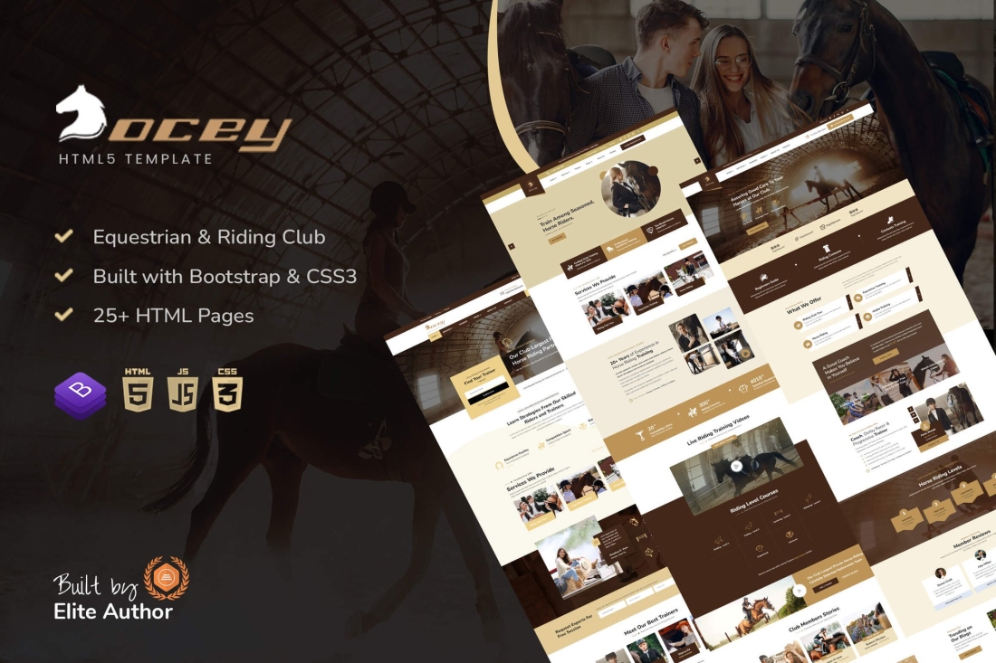 Jocey - Equestrian & Riding Club HTML Template
