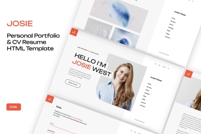 Josie - Personal Portfolio Template