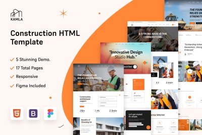 Kamla - Construction HTML5 Template