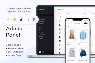 Kastelli - Fashion e-Commerce App with Backend