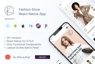 Kastelli - Fashion E-Commerce React Native App