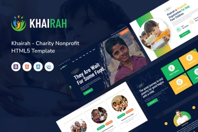 Khairah - Charity Nonprofit HTML5 Template