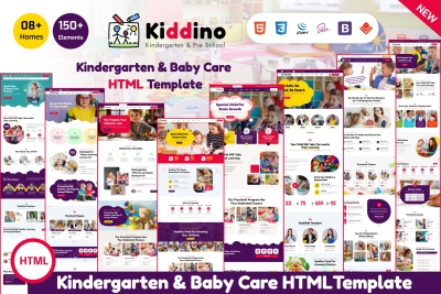 Kiddino - Kids, Children & School HTML Template
