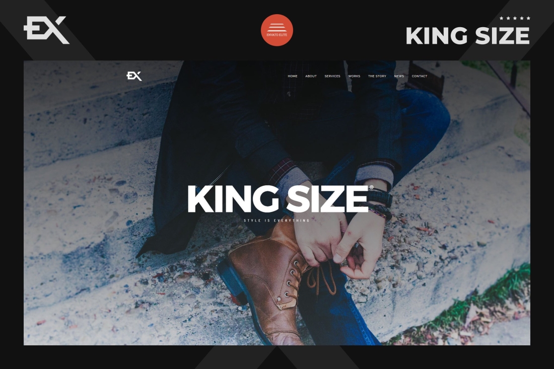 King Size - Creative Portfolio Template
