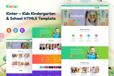 Kinter — Kids Kindergarten & School HTML5 Template