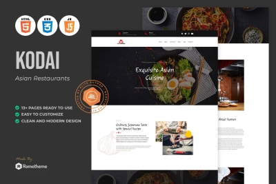 Kodai -  Asian Restaurant HTML Template